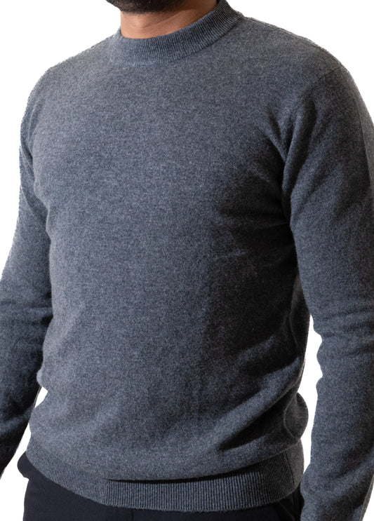 Wool & Cashmere Blend Sweater (Granite Grey)