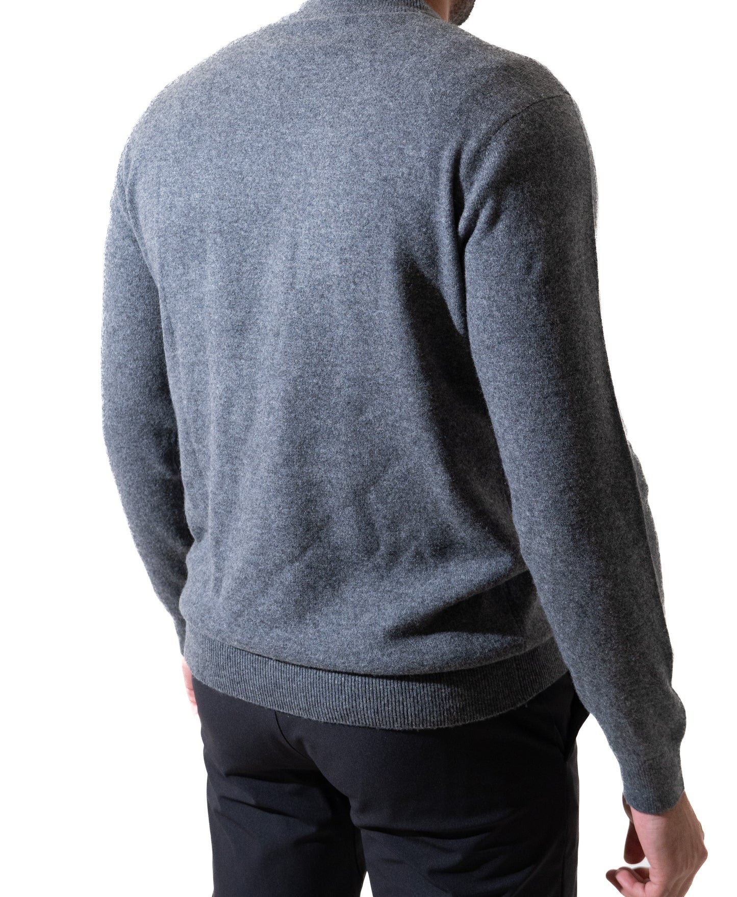 Wool & Cashmere Blend Sweater (Granite Grey)